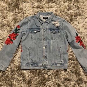 PACSUN ROSE DENIEM JACKET